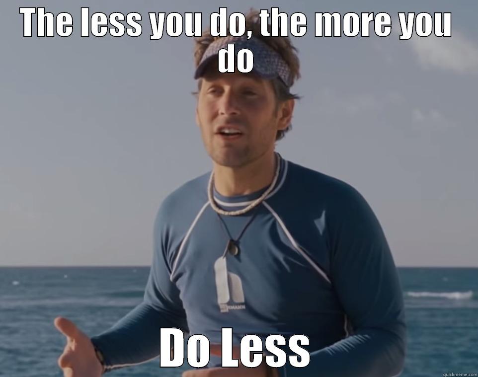 Do less Kunu - THE LESS YOU DO, THE MORE YOU DO DO LESS Misc