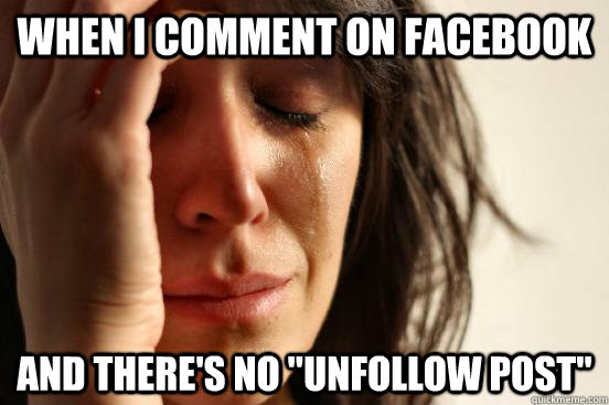 When I comment on Facebook And There's no 