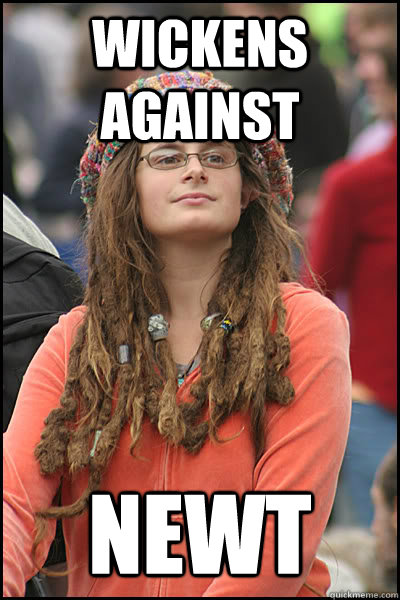 Wickens against  Newt  College Liberal