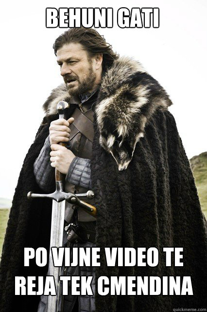 Behuni Gati Po vijne Video te reja tek Cmendina - Behuni Gati Po vijne Video te reja tek Cmendina  Boromir Relationship