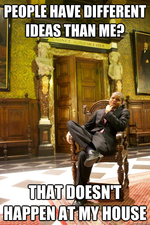 People have different ideas than me? That doesn't happen at my house - People have different ideas than me? That doesn't happen at my house  Entitled Sproles