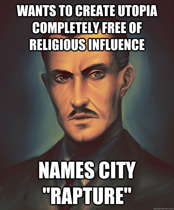 Wants to create utopia completely free of religious influence  Names city 