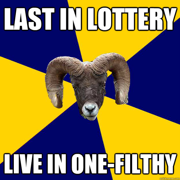 last in lottery live in one-filthy  Suffolk Kid Ram
