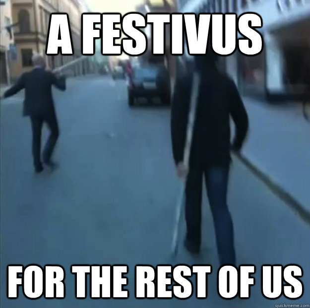 A Festivus for the rest of us  Festivus-SD