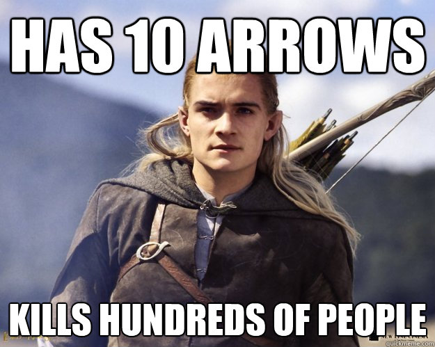 has 10 arrows kills hundreds of people - has 10 arrows kills hundreds of people  Misc