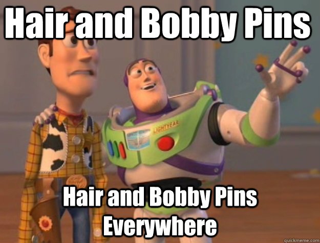 Hair and Bobby Pins Hair and Bobby Pins Everywhere   Pinks everywhere