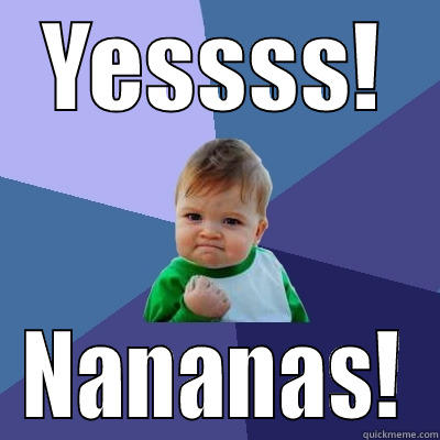 YESSSS! NANANAS! Success Kid