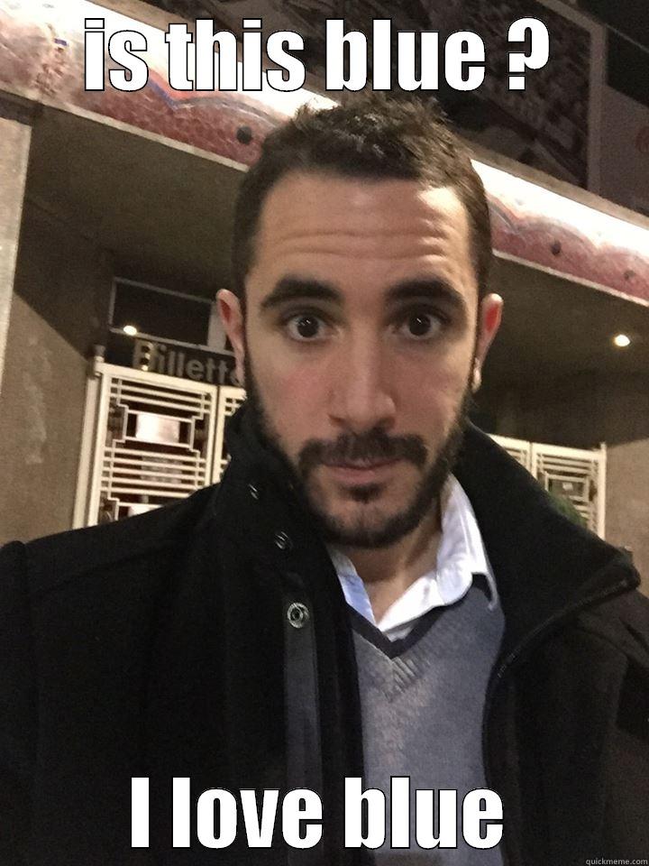 IS THIS BLUE ? I LOVE BLUE Misc