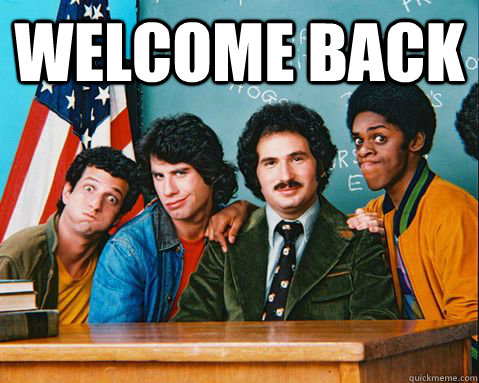 Welcome Back  - Welcome Back   Welcome Back
