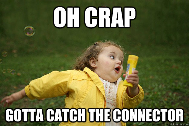 oh crap gotta catch the connector  Dashing Little Debbie
