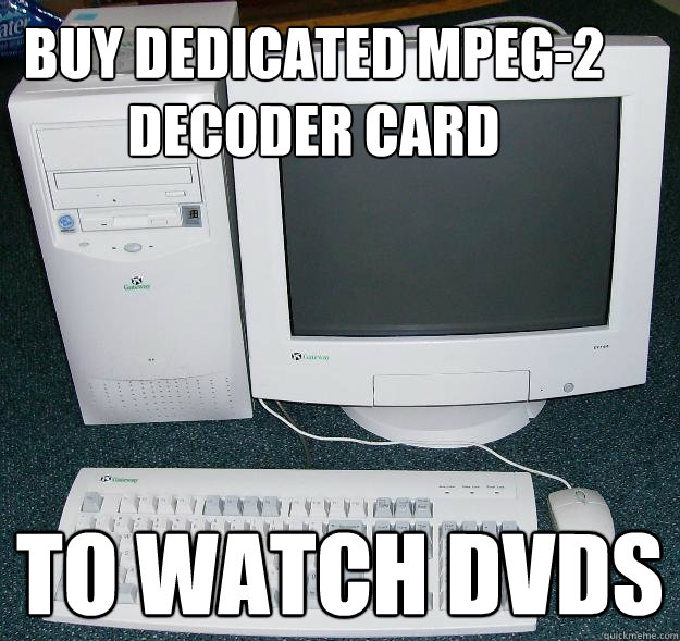 Buy dedicated mpeg-2 decoder card To watch DVDs - Buy dedicated mpeg-2 decoder card To watch DVDs  First Gaming Computer