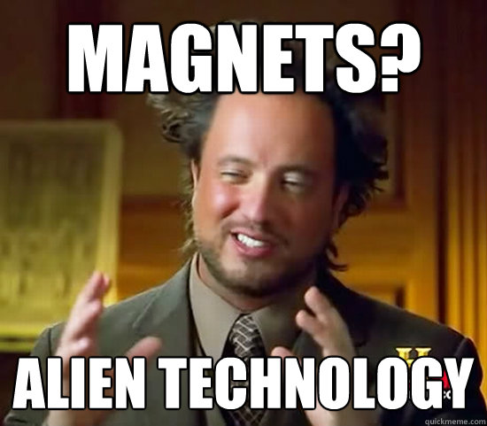 Magnets? Alien technology  Ancient Aliens