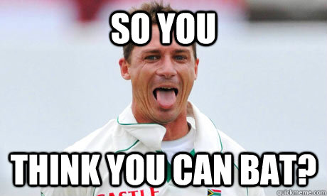 So you Think you can bat?  Dale Steyn