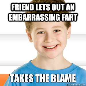 Friend lets out an embarrassing fart  takes the blame  Good Kid Greg