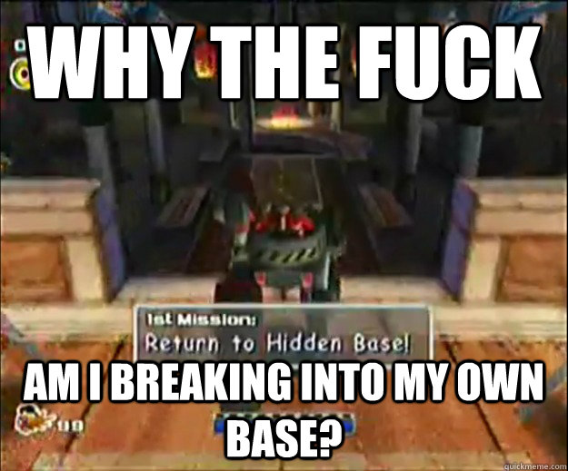 Why the fuck Am i breaking into my own base? - Why the fuck Am i breaking into my own base?  Eggman