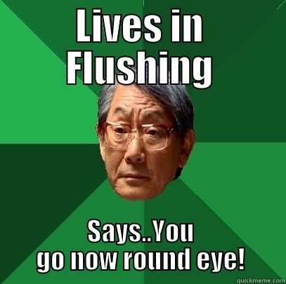 You live in Flushing? - LIVES IN FLUSHING SAYS..YOU GO NOW ROUND EYE! High Expectations Asian Father