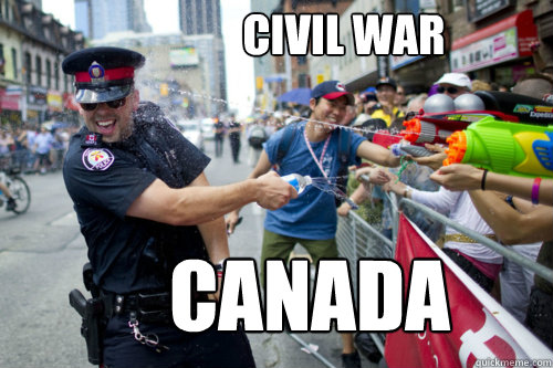 Civil War Canada - Civil War Canada  Occupy canada