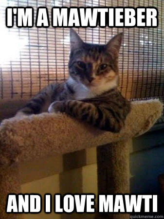 I'm a Mawtieber and i love mawti  The Most Interesting Cat in the World