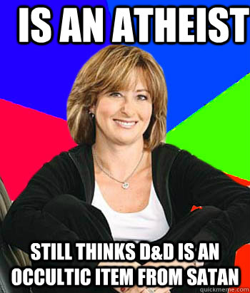 Is an Atheist Still thinks D&D is an occultic item from Satan  Sheltering Suburban Mom