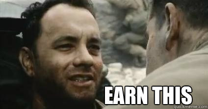 EARN THIS  Tom Hanks Earn This