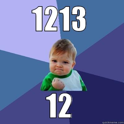 1213 12 Success Kid
