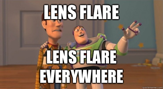 Lens flare Lens flare everywhere  Toy Story Everywhere