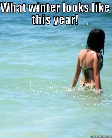 WHAT WINTER LOOKS LIKE THIS YEAR!  Misc