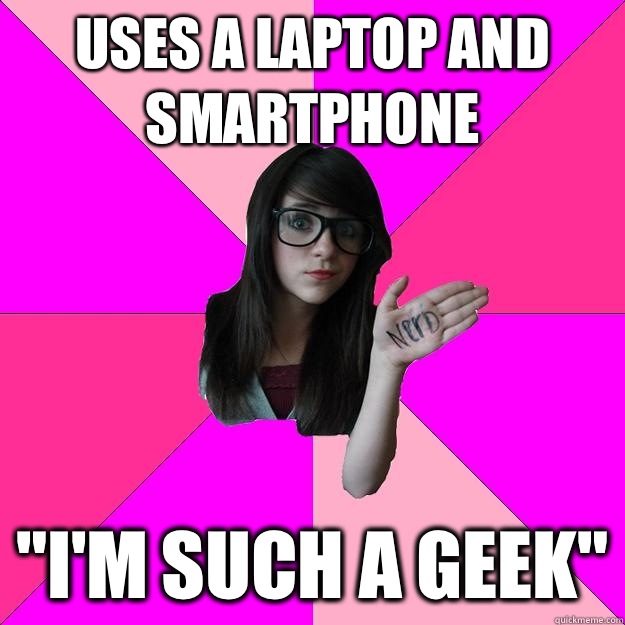 USES A LAPTOP AND SMARTPHONE 