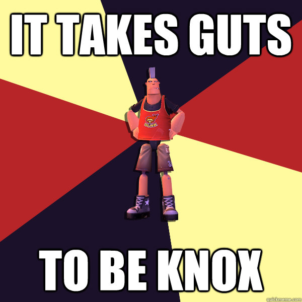 IT TAKES GUTS TO BE KNOX  MicroVolts