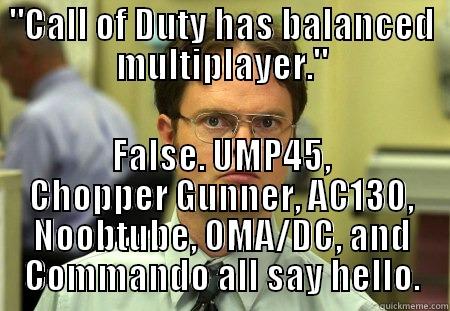 Another Anti Call of Duty Dwight - 