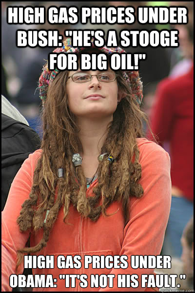 High gas prices Under bush: 