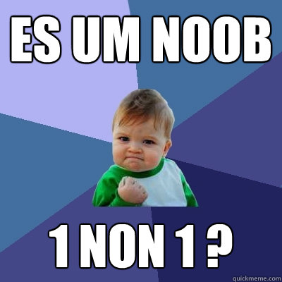 es um noob 1 NON 1 ?  Success Kid