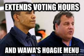 Extends Voting hours And WAWA's Hoagie Menu  