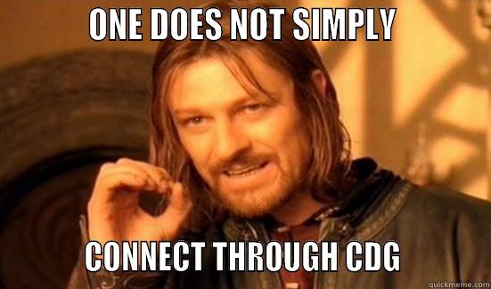           ONE DOES NOT SIMPLY                     CONNECT THROUGH CDG           Boromir