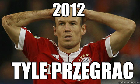 TYLE PRZEGRAC 2012  Robben