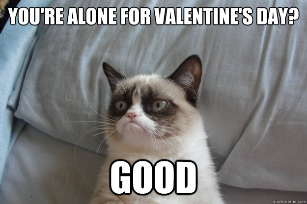 you're alone for valentine's day? good - you're alone for valentine's day? good  Misc