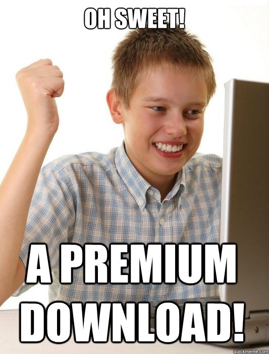 oh sweet! A premium download!  First Day on the Internet Kid