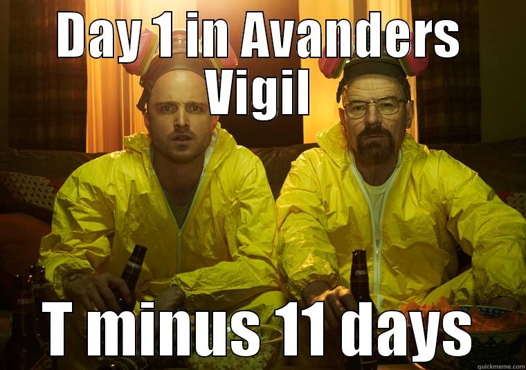 DAY 1 IN AVANDERS VIGIL T MINUS 11 DAYS Misc