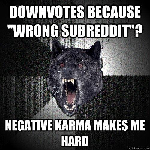 DOWNVOTES BECAUSE 