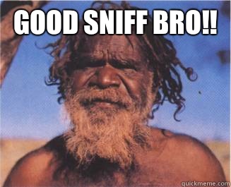 GOOD SNIFF BRO!!    Aboriginal