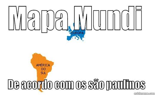 MAPA MUNDI DE ACORDO COM OS SÃO PAULINOS Misc