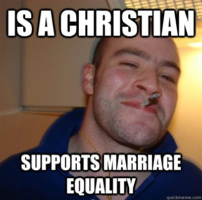 Is a Christian Supports Marriage Equality  