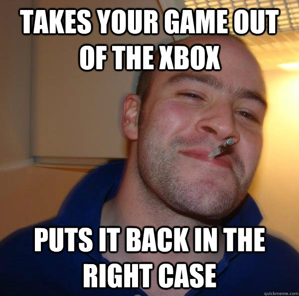 Takes your game out of the xbox puts it back in the right case - Takes your game out of the xbox puts it back in the right case  Misc