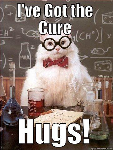 I'VE GOT THE CURE HUGS! Chemistry Cat