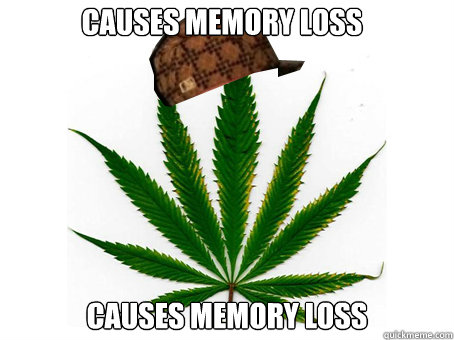 Causes memory loss causes memory loss - Causes memory loss causes memory loss  Scumbag Marijuana