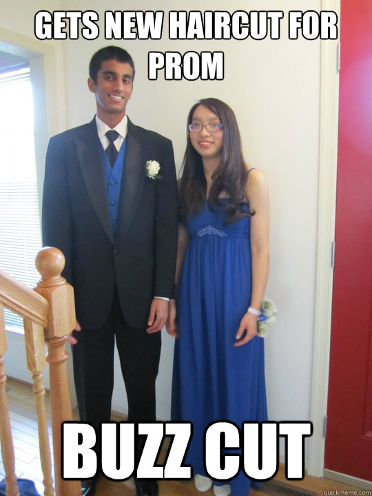 GETS NEW HAIRCUT FOR PROM BUZZ CUT  Bad Buzz Cut Bryant
