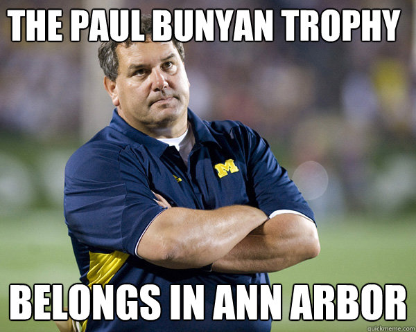 The Paul Bunyan Trophy Belongs in Ann Arbor  