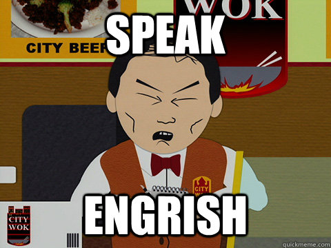 Speak Engrish  South Park City Wok