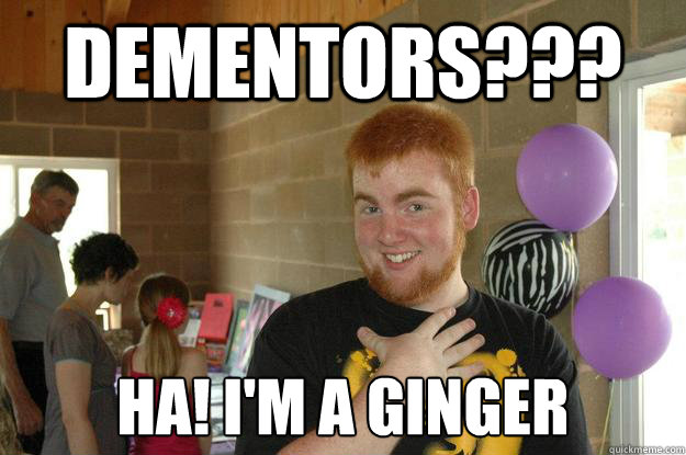 dementors??? ha! i'm a ginger - dementors??? ha! i'm a ginger  Misc