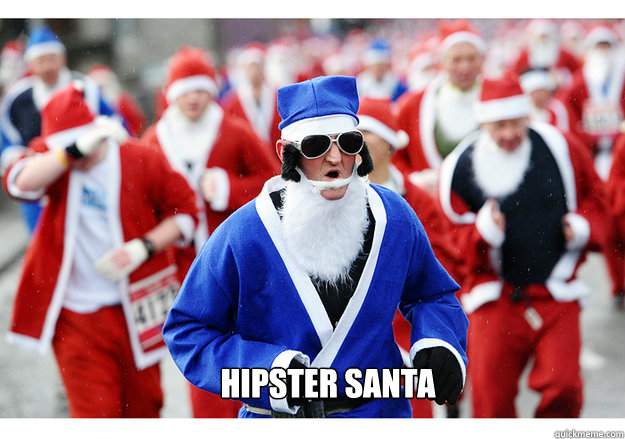 Hipster Santa - Hipster Santa  Hipster Santa